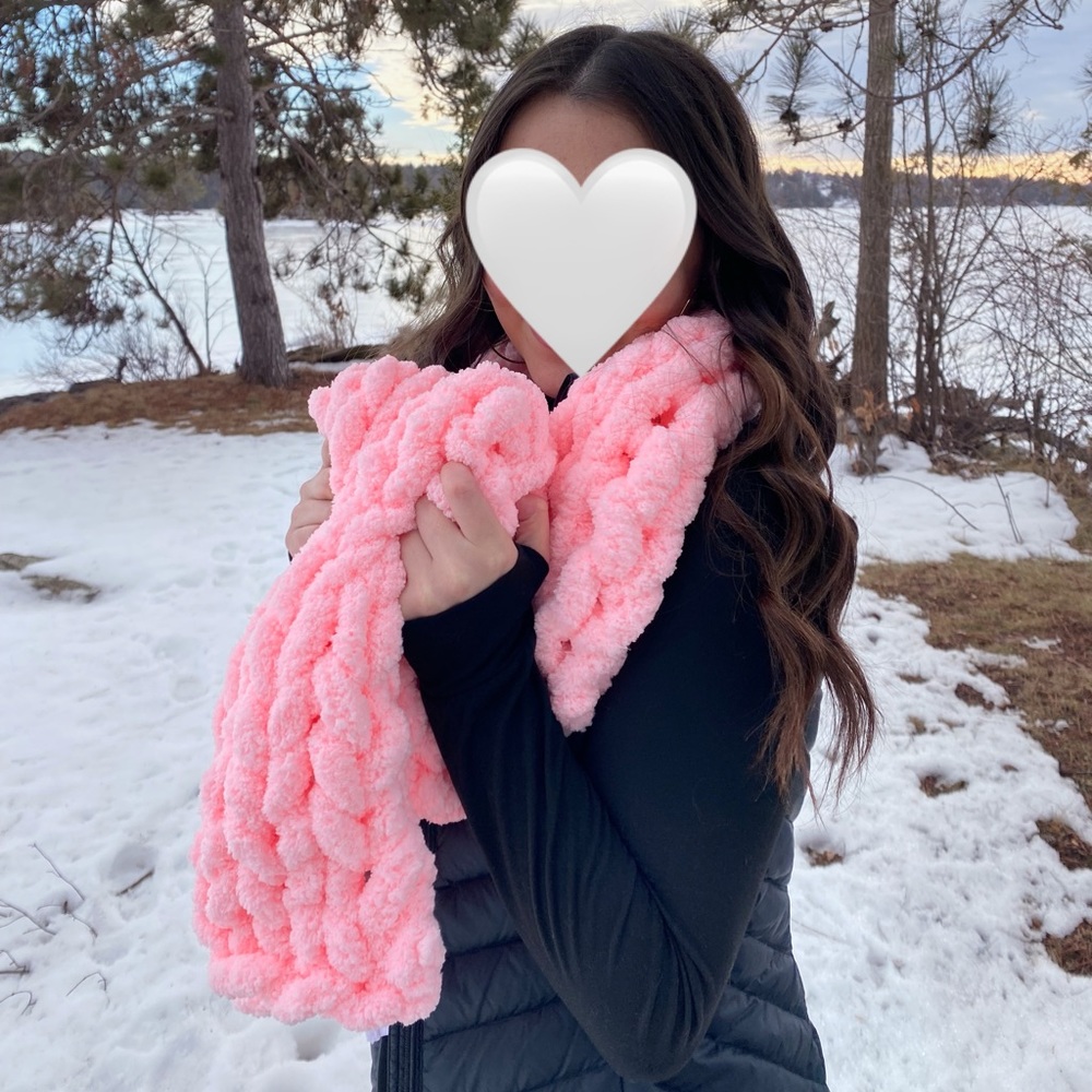 chunky knit scarf!